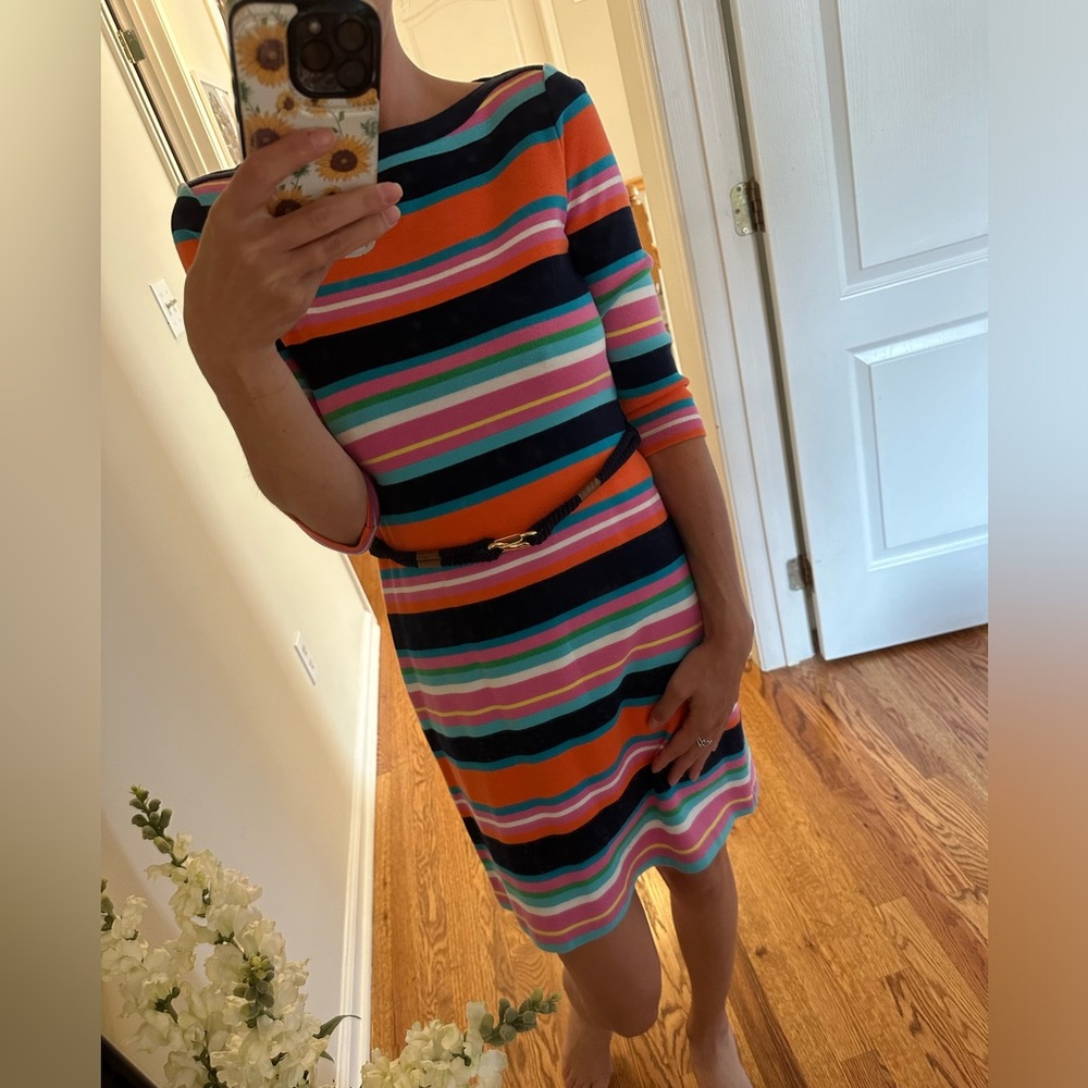 Ralph Lauren striped dress size petite small